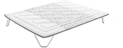 ECCOX - - Topper Coprimaterasso 135 x 180 per Letto 135 con Imbottitura in visco Gel e Schiuma