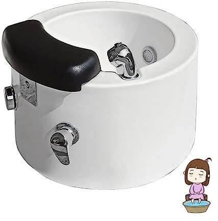 AMEERR Lavabo De Baño para Remojo De Pies Pediluvio Massaggiatore Piedi Baño De Hidromasaje para Pies con Masaje Y Calentador Remojar Los Pies (Size : Single Bath)