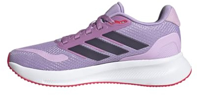 adidas Unisex - Bambini e Ragazzi Runfalcon 5 Junior Shoes, Powder Plum/Aurora Plum/Lucid Red, 38 EU