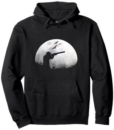 Tontauben Skeet Flinte Schütze Sportschützen Pullover Hoodie