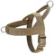 Hundegeschirr Mittelgroße Hunde，Verstellbare Geschirr Hund, Anti-Zug Reflektierende Mittel Hundegeschirre, Dog Harness Sicherheitsgeschirr Atmungsaktiv Brustgeschirr für Walken, Running, Khaki(M)