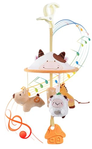 Genérico Juguetes para Silla De Coche Bebés - Juguetes Colgantes con Música para Bebés y Niños Pequeños en y Sillas,Accesorio para Cochecito De Niños Niñas