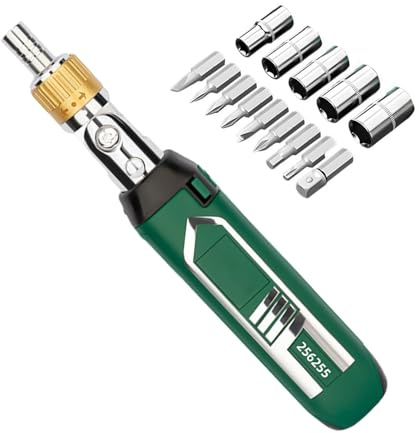 Besreey Destornillador de Carraca | 14 En 1 Destornillador De Trinquete | Kit De Destornilladores Con Brocas Intercambiables | Para Hogar Oficina Garaje Coche Muebles Electrodomésticos Electrónicos