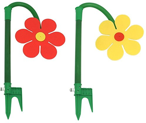 Neustanlo | Rasensprinkler Tanzende Blume | 1er Pack | farblich Sortiert | Bewässerung Sprenger beweglich | der ideale Spaß für den Garten