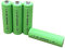Dunamis Confezione da 4 Batterie Ricaricabili AA 1.2V NiMH 300mAh Formato AA - Adatte per l'uso in luci solari