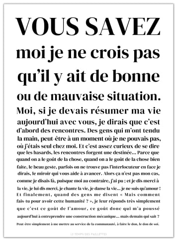 Affiche décorative - Astérix, Vous savez... Réplique de film - Bonne situation par Le Temps des Paillettes