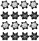 16 Pcs Replacement Bulk Cleats Golf Spikes Cleats Golf Shoe Cleats Tooth Spikes for Easy Install to Golf Shoes