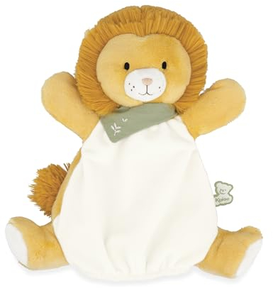 Kaloo - Les Amis - Baby Plüsch-Handpuppe Nougat der Löwe - 24 cm - Sehr weiches Material - Ab Geburt, K224002