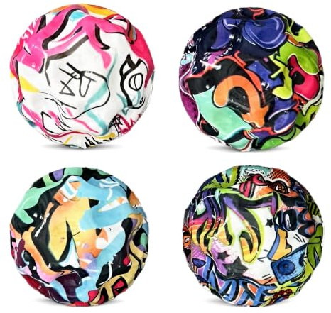 InteDesign 4 PCS Moon Balls,Space Balls for Kids, 7cm High Bouncing Astro Jump Bouncing Ball Toy,Ultra High Bouncy for Kids Big Bouncy Toy for Party Gift