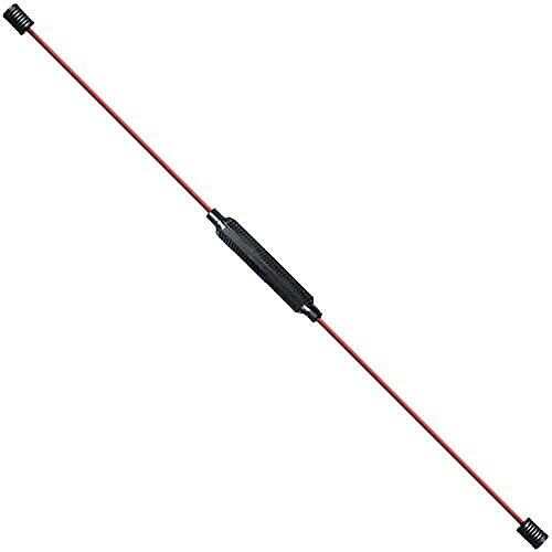 Fitness Schwingstab Pilates Yoga Stange Tremor Bar vibrierende Fitness-Stange Elastischer Fitness-Stick Fiberglas-Sport-Sticks, zur Gewichtsreduktion, Ganzkörper-Tiefenmuskeltraining, Körperformung,
