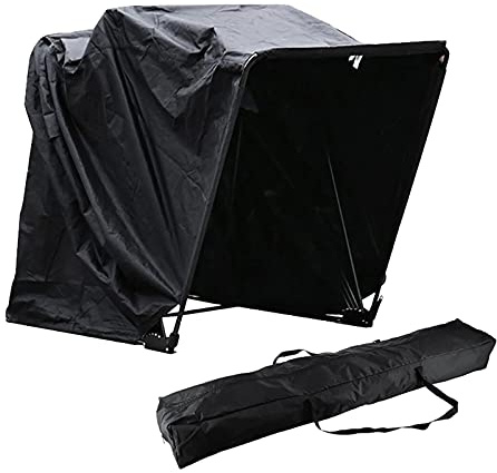 Motorcycle Garage Motorcycle Scooter Moped Garage Protective Tarpaulin Tent Cover Bike Storage Shed Tent Garage Universal Folding Garage Tarpaulin Oxford Fabric Motorcycle Tent Folding Tent