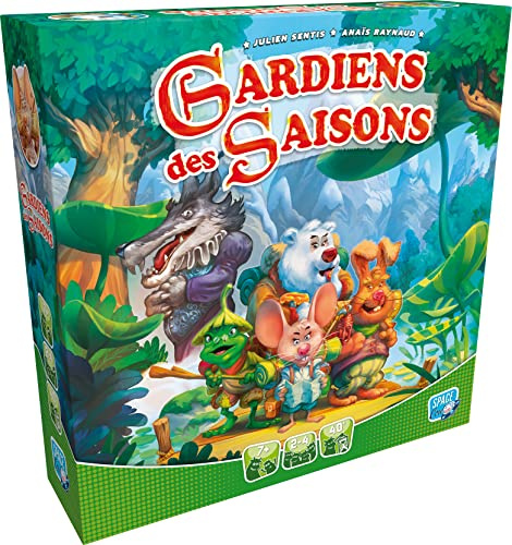 Asmodee Space Cow Gardiens des Saisons - Jeu de société - Jeu coopératif et Familial - A partir de 7 Ans - 1 à 4 Joueurs - 25 Min