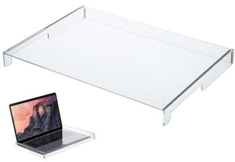 HOLIDYOYO Housse De Protection Clavier Transparent 13.78 Pouces Étanche Anti-Poussière pour Ordinateur Portable Et De Bureau Protection Clavier Pc Portable Polyvalente