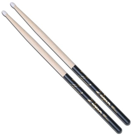 Zildjian Hickory Drumsticks - Nylon Tip,5A
