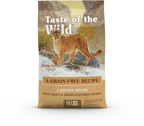 Taste Of The Wild Canyon River Grain-Free Dry Cat Food With Trout & Smoke-Flavored Salmon 14lb