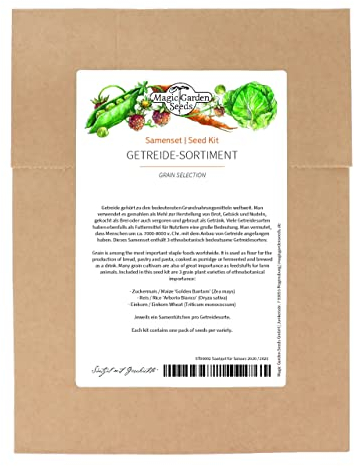 Spannmålssortiment - fröuppsättning med 3 gamla, etnobotaniskt betydelsefulla spannmål