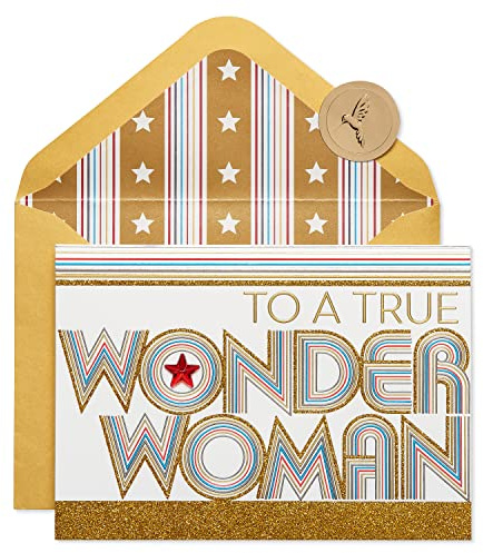 Papyrus Blank Wonder Woman Card for Her (True Wonder Woman)