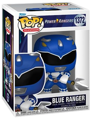 Funko POP! TV: Mystery MiniPR 30th - Blue Ranger - Power Rangers TV - Vinylfigur för samlare - Presentidé - Officiell Merchandise - Leksaker för barn och vuxna - TV-fans - Modellfigur för samlare