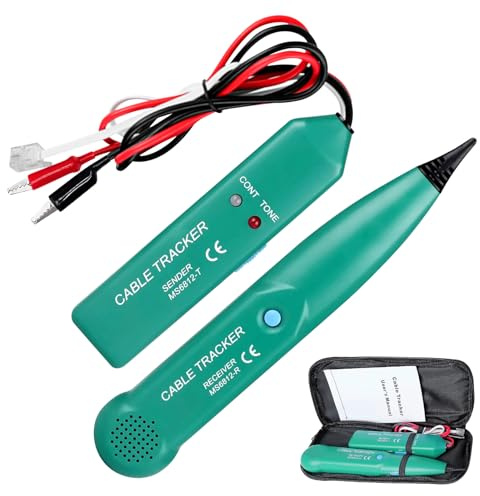 Kabeltracker, kabelbrottsökare, kabel spårare, robotgräsklippare, MS6812 multifunktionell kabel Checker kabelsökare, kabelsökare kabelsökare för telefonledningstest, nätverkskabeltestare