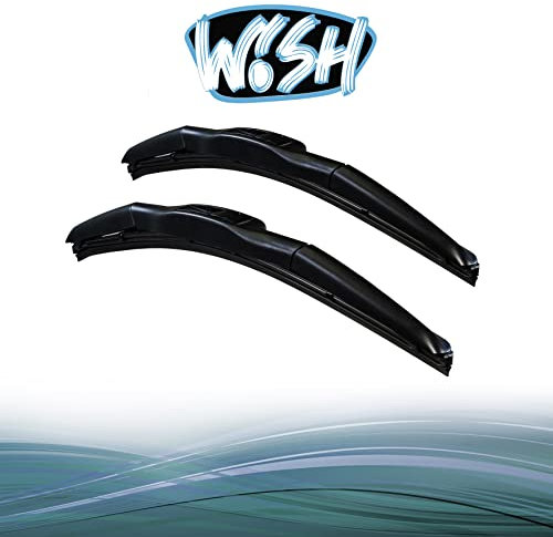 Wish® Hybrid Symbio Satz Front Scheibenwischer Länge: 21 530mm / 15 380mm Wischblätter Vorne Hybrid-Scheibenwischer HS21.15