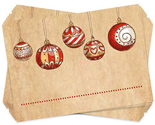Logbuch-Verlag 25 Geschenkaufkleber Weihnachten Namensaufkleber Aufkleber Etiketten Namen Verpackung Weihnachtspäckchen 7,2 x 5,4 cm