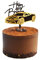 Happy Birthday Cake Topper, Acrylic Sporting Cars Birthday Cake Decorations, Black and Gold