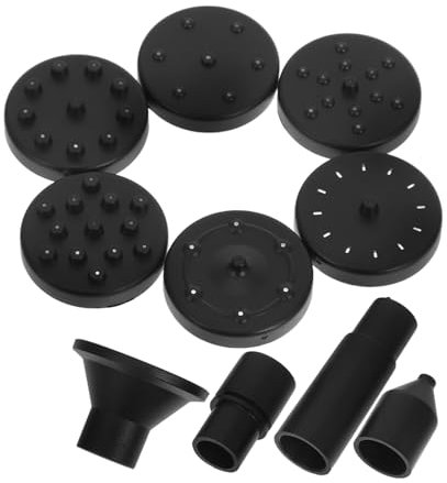 BESPORTBLE 3 Sätze Zubehör Für Vogeltränkebrunnen Springbrunnenpumpe Gartenbrunnen Im Freien Schwimmende Solarbrunnenpumpe Zubehör Für Teichpumpen Springbrunnen-düsen-kit Black Abs