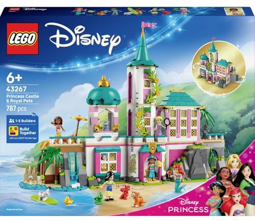 LEGO 43267 Disney Prinzessinnenschloss mit Haustieren