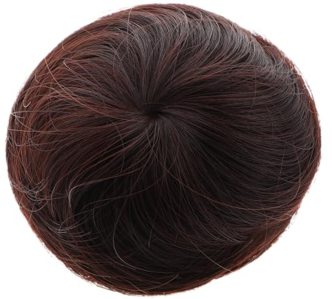 Hair Bun Wig Donut Chignon Hairpiece for Updo Hairstyles | High Temperature Wire Mesh Plastic Construction, Classic Traditional Elegant Shape, Special Occasions Use
