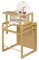 Best for Kids Kombihochstuhl | Leicht Umbaubar kinder Stuhl Tisch | Hochstuhl Holz mit Tisch | Ideal als Esstisch Stuhl | Holzhochstuhl Tisch | Portabel und Schnell Zusammenbaubar Baby Hochstuhl Tisch