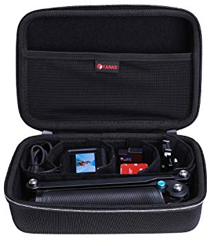 XANAD Tragetasche Abnehmbarer Hartschalenkoffer für Actionkameras Aller Größen, kompatibel mit GoPro Hero 10, 9, 8, 7, 2018, 6, 5 Schutztasche für Kamera und Zubehör