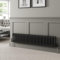 DuraTherm® 300 x 1460mm Black Traditional Horizontal Designer Radiator Double Column Colosseum Cast Iron Style Central Heating Panel Radiators Rad
