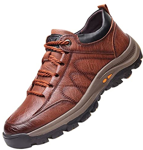 Reuvv Zapatos para Caminar con dones para Hombre Zapatos Cómodos con ELA Antideslizante para el czado para Caminatas y Caminatas