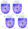 Moustique Tueur Lampe AUEJACKY 4PCS Tueurs de Moustiques Lampe Anti Moustique Répulsif Ultrason Appareil Ultrason Souris Prise Anti Moustique Répulsif à Ultrasons Electrique Anti Moustique (Bleu)
