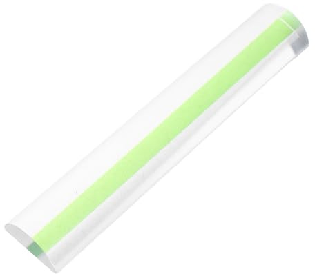RUNROTOO Acrylic Magnifying Ruler 6 Inch Magnification Text Tracking Visual Aid Magnifier for Reading Newspapers and Magazines in Offices