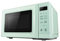 Horno individual de acero inoxidable con clasificación energética A, horno de microondas en plata, horno halógeno de convección premium, ideal para asar, hornear útil