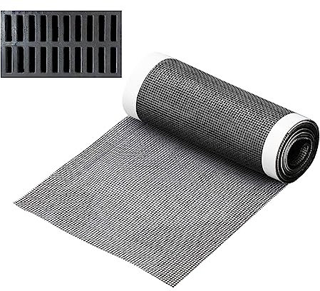 pelo ducha, rollo rejilla recortable para desagües suelo, pegatina 4 m, accesorios limpieza del hogar, cubierta drenaje para baño, lavabo, cocina, bañera Cypreason