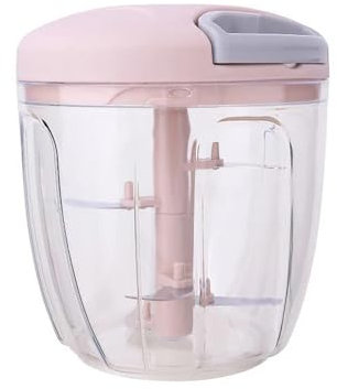 500/900ML Garlic Chopper Manual Meat Mincer Hand Press Crusher For Kitchen Tool Food Vegetable Grinder Onion Chili Cutter Masher