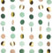 39 Ft Runde Papier Girlande Waldgrüne, 3 Stück 4m Glitzer Runde Kreis Banner, Hängende Waldgrüne Runde Garland, für Geburtstage Karneval Jubiläen Hochzeiten Dekoration