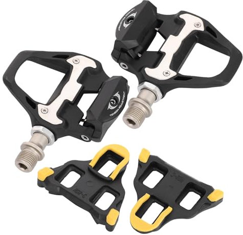 Mira Pedales, Pedales Bicicleta de Carrera, SL Ciclismo en Bicicleta de Carretera Pedales de Pellada con Pedals de Bicicleta Stollen Reemplazo de Reemplazo de Reemplazo