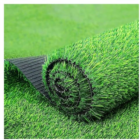 SFQEVHRZ Césped artificial, 2 x 25 m, rollo de césped artificial, para exteriores, mascotas, terraza, balcón, alfombra de jardín (2 x 2 m)