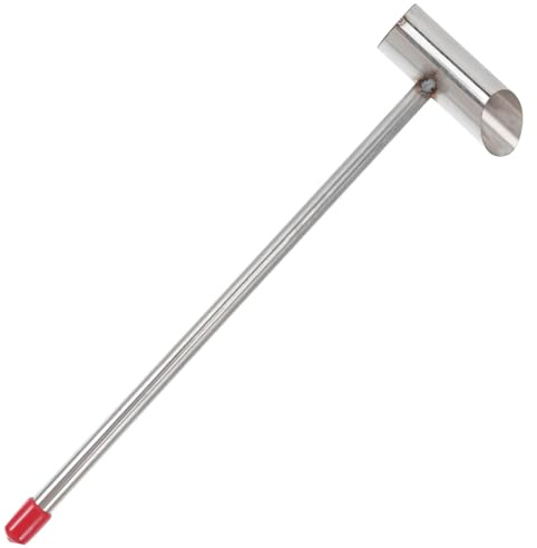 ibasenice Paletta per Alimenti in Acciaio Inox Riutilizzabile, Cucchiaio per Zucchero e Marshmallow Manico lungo Ergonomico, Utensile Multifunzione per Preparazione Zucchero Colore Casuale