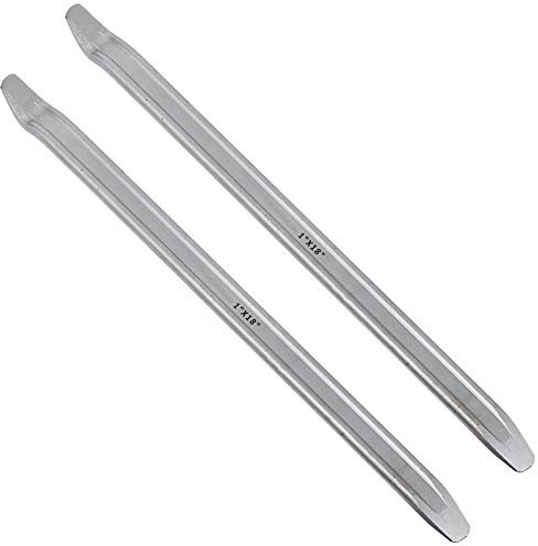 Spares2go Long 18 Tyre Lever Wheel Iron Bar (Pack of 2)