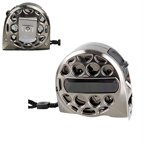 Cinta métrica retráctil de acero inoxidable, Regla métrica retráctil anticorrosión de acero inoxidable, 3m/5m/7.5m, Resistente al agua, diseño hueco (5m * 19mm)