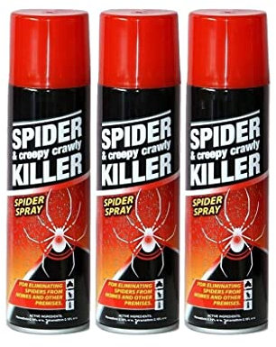 PNJB, Spider & Creepy Crawly Insect Killer Spider Spray, No More Spiders, Spider Killer Spray, Destroying All Indoor Spider Infestations Fast, Spider Repellent Spray 200ml (3 PCS)