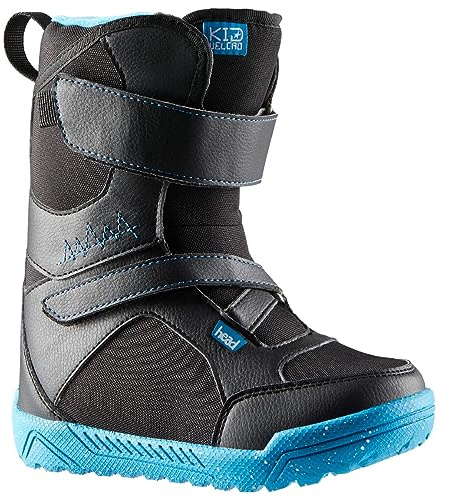 HEAD Unisex Kids LYT Velcro Snowboard Boot, Black/Blue, 155
