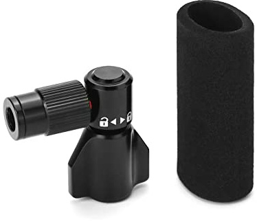 QWORK® inflador CO2 Bicicleta, para válvulas Presta y Schrader, Mini Bomba Bicicleta CO2 para Bicicleta de Carretera MTB, excluyendo Cartuchos de CO2