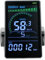 Clyictz E-Bike-LCD-Display, LCD-Display, ABS, M6C, 24 V, 36 V, 48 V, 60 V, E-Scooter, LCD-Display, Farbbildschirm mit USB für Mountainbike, E-Bike