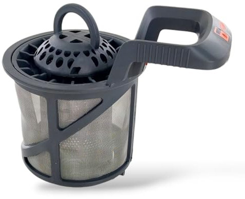 DEKAROX Set di colino per AEG Electrolux Juno Zanussi Zanker 807547226/9 8075472269 Küppersbusch 442308 filtro grosso 88 x 125 x 115 mm con manico per lavastoviglie