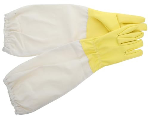 BESPORTBLE 1 Paar Imkerwerkzeughandschuhe Imker Langhandschuhe Dicke Imkerhandschuhe Imker Schutzhandschuhe Imkerhandschuhe Zum Schutz Arbeitshandschuhe Bienenhaltungshandschuhe Aus